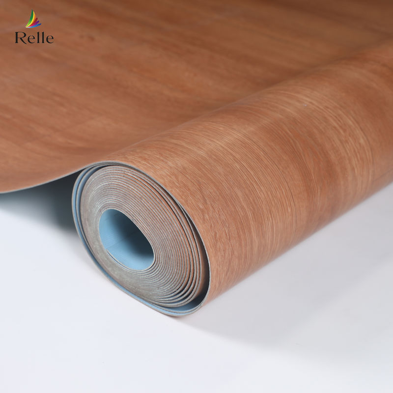 تصميم نظام أرضيات الفينيل المخصصة لردهة الفندق والغرف سمك 1.8mm-3.0mm
