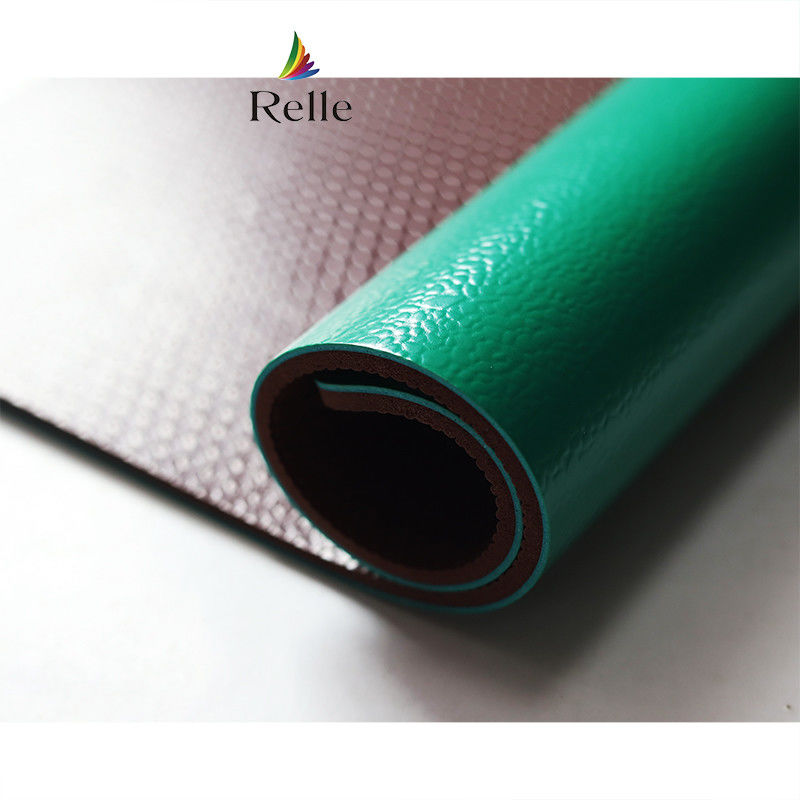 ريل داخلي PVC رياضي ملعب البادمينتون BWF الأرضية 6.0mm 1.0mm/1.2mm طبقة ارتداء