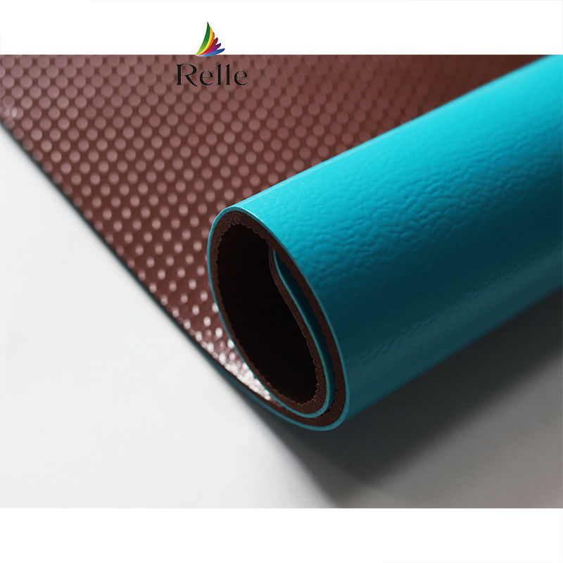 ريل داخلي PVC رياضي ملعب البادمينتون BWF الأرضية 6.0mm 1.0mm/1.2mm طبقة ارتداء
