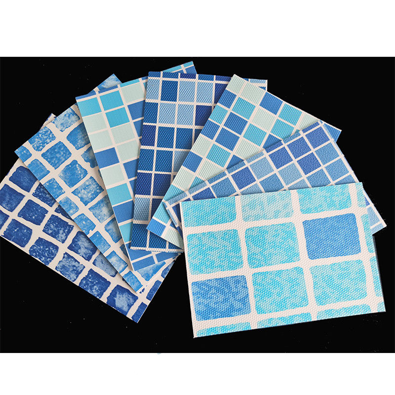 1.2mm 2mm Travertino 18x33 Pool Liner الفسيفساء المسبحات المسبحات للمسبحات تحت الأرض