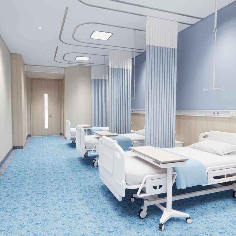 أرضيات متجانسة سهلة التنظيف للمساحات المزدحمة هيكل متعدد الطبقات مقاوم للبقع ومتين