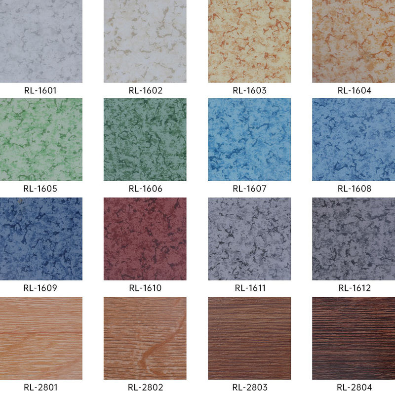 أرضيات متجانسة سهلة التنظيف للمساحات المزدحمة هيكل متعدد الطبقات مقاوم للبقع ومتين