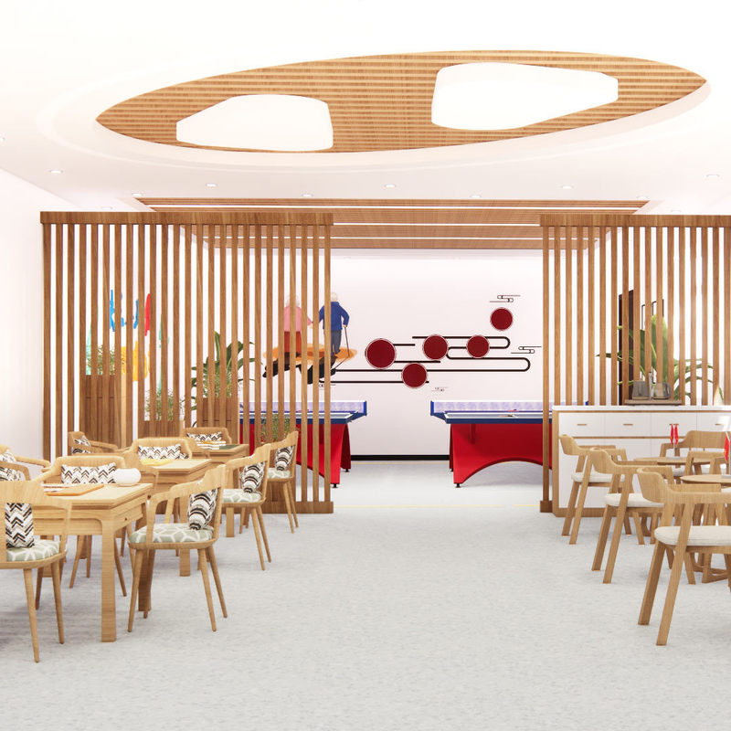 أرضيات فينيل متجانسة مضادة للميكروبات سهلة التنظيف من Lumina Health/Infinity لدور رعاية المسنين