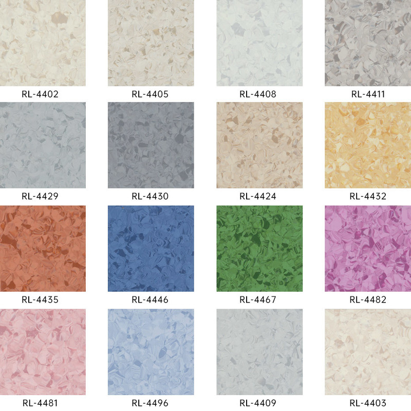 أرضيات فينيل متجانسة مضادة للميكروبات سهلة التنظيف من Lumina Health/Infinity لدور رعاية المسنين