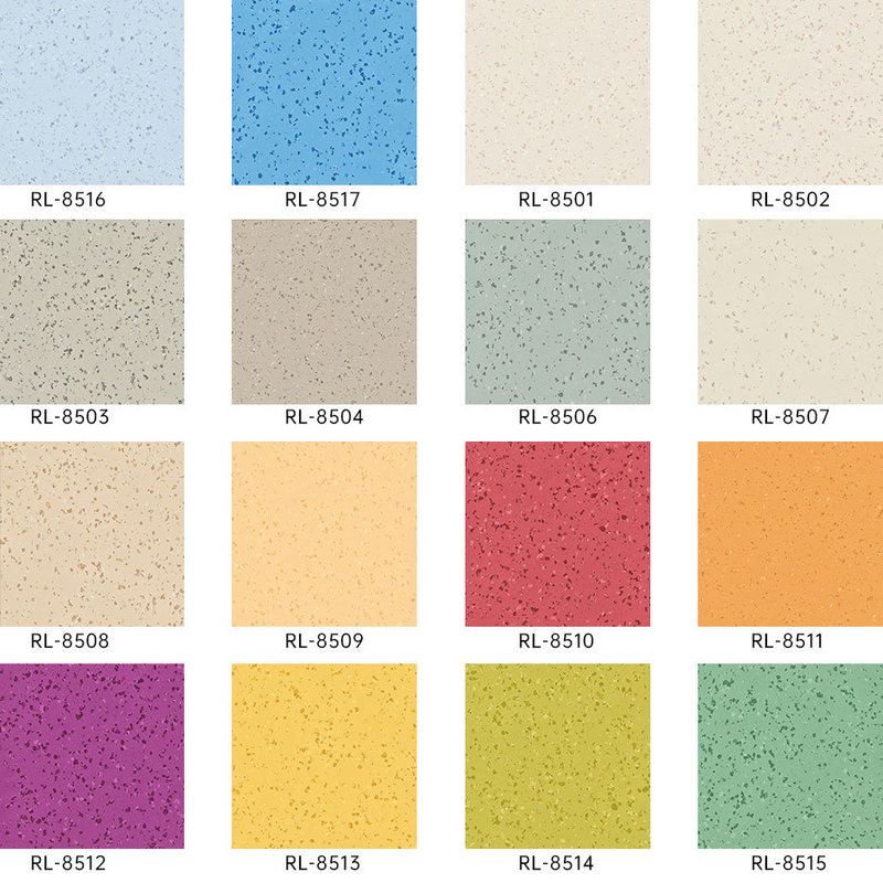 فينيل أرضيات المستشفيات الاحترافي الطبي بدرجة طبية مع مزايا سهولة التنظيف المضادة للبكتيريا