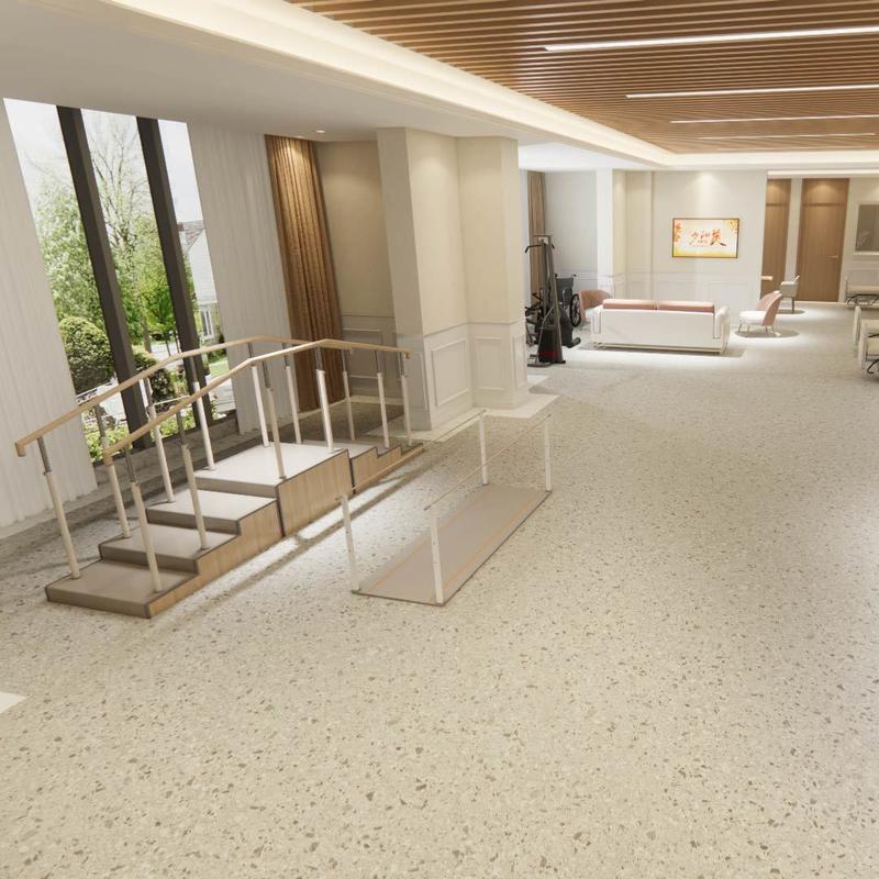 أرضيات شاملة لرعاية المسنين لدور رعاية المسنين - نمط صحي متجانس بدرجة طبية