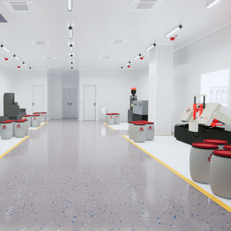 الأرضيات الآمنة من الفينيل المقاومة للنزلق المقاومة للكيماويات المقاومة للكيماويات للمستودعات