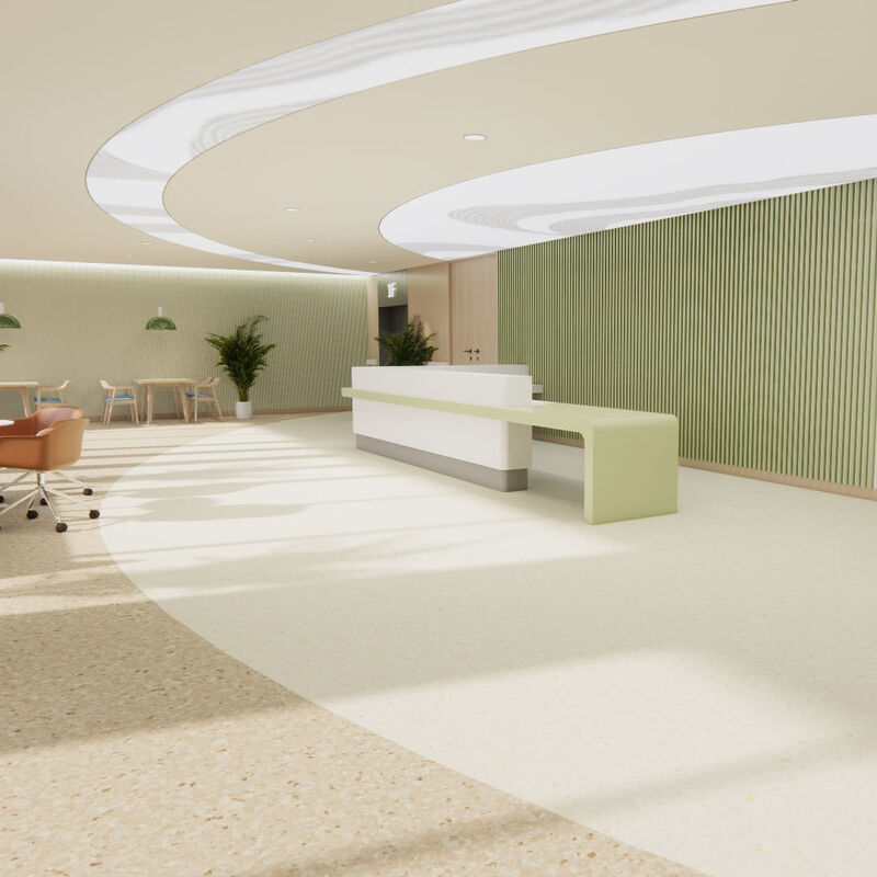 أرضيات فينيل متجانسة مقاومة للمواد الكيميائية مصممة خصيصًا لتلبية احتياجات التدبير المنزلي في دور رعاية المسنين