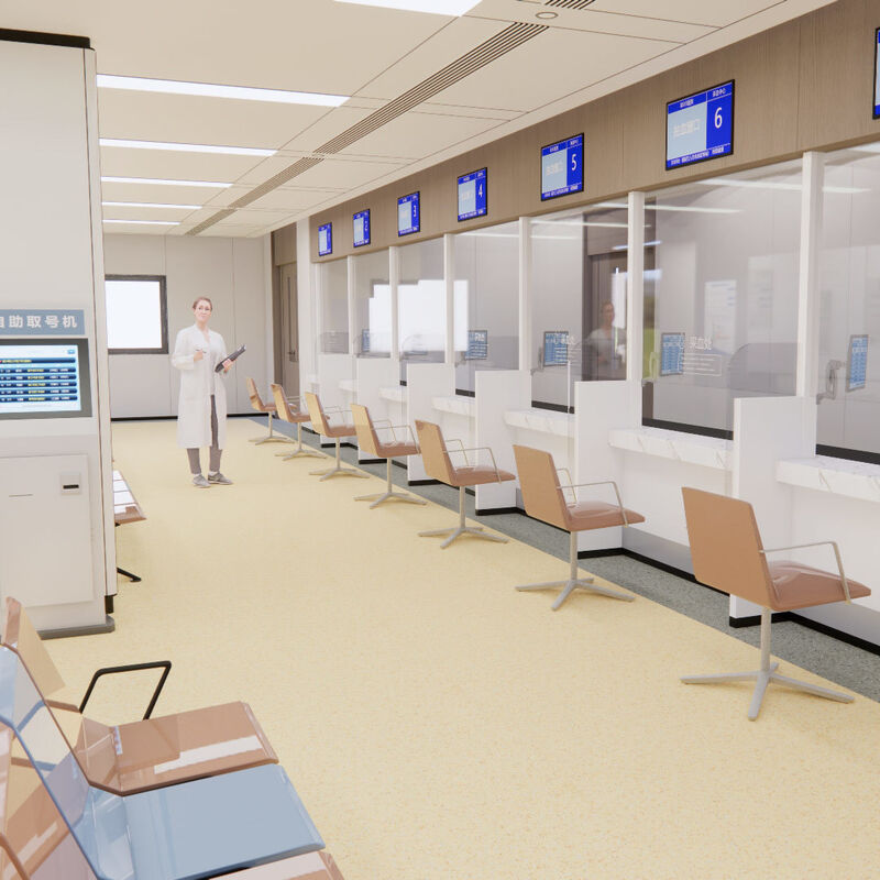 أرضيات ريلي هايجين كور للمستشفيات متعددة الطبقات - مقاومة للبقع، متينة ومنخفضة المركبات العضوية المتطايرة