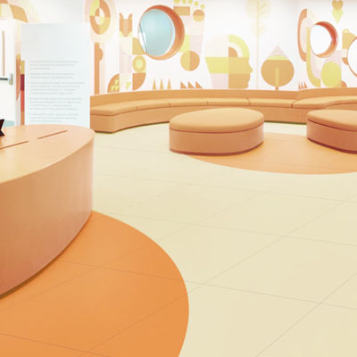 معتمد بموجب EN ISO 24340 RELLE LVT Substrate مع طبقة مقاومة للاستعمال بعمق 2.5 ملم