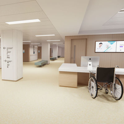 Slip-Resistant Hygienic Vinyl Flooring for Nursing Homes – Medical-Grade Durable Version